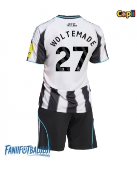 Newcastle United Nick Woltemade #27 Echipament de Fotbal Replică 2025-26 Copii Acasa (+ Șorturi)